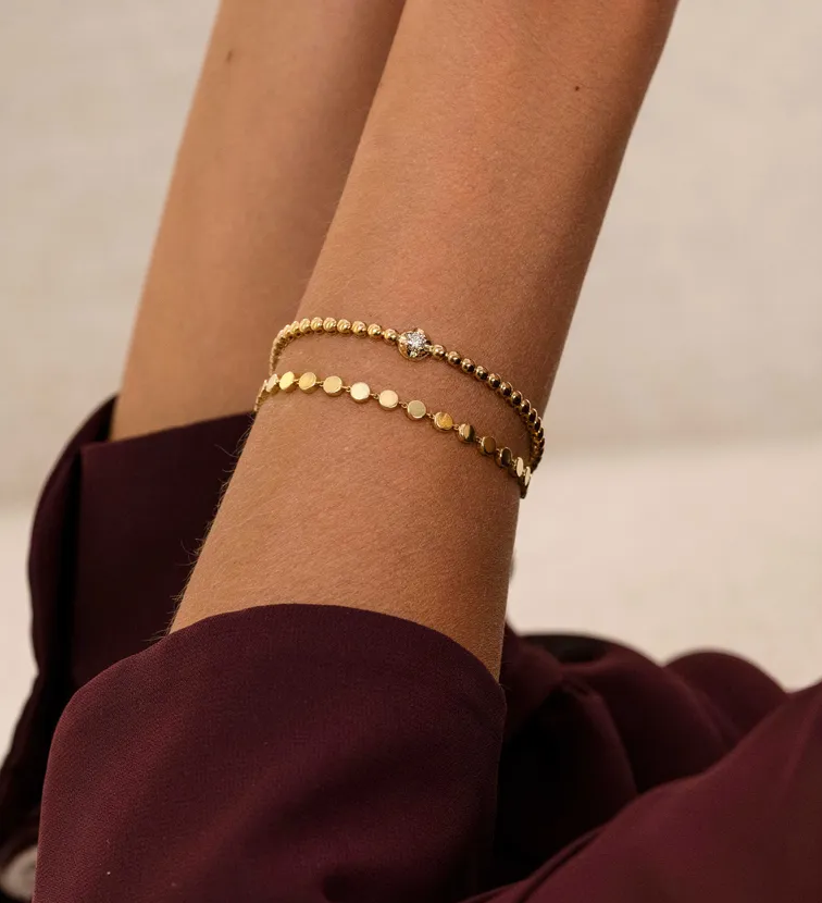 Chubby Large Link Knife Edge Chain Bracelet | Aubade Jewelry