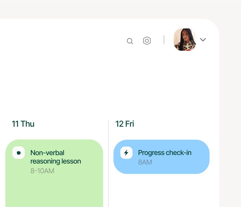 Regular scheduled tutoring support