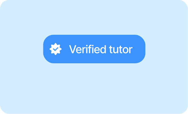 Verified tutors
