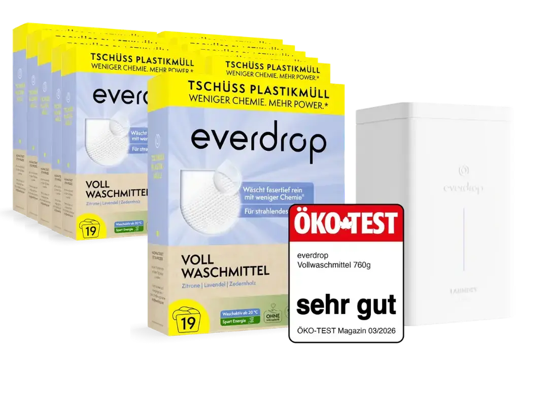 12x Vollwaschmittel + 1x Aufbewahrungsbox
