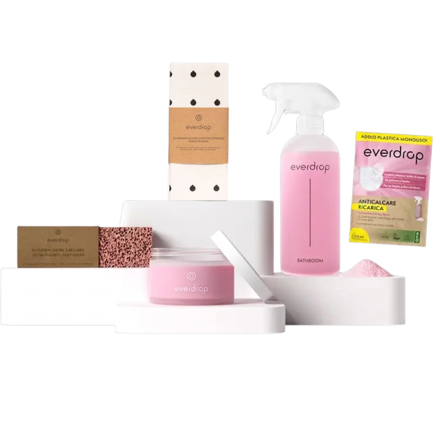 Toiletreiniger navul-poeder starterset