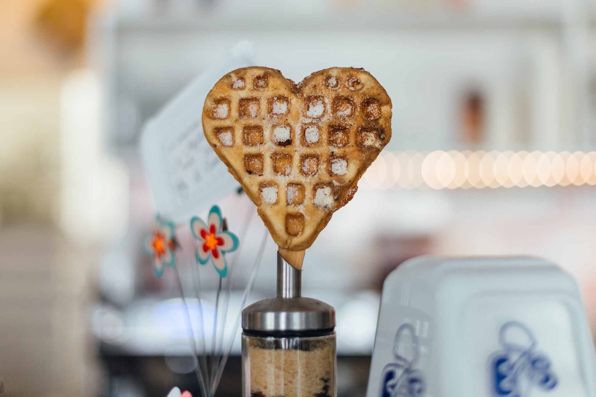 waffel liebe backen