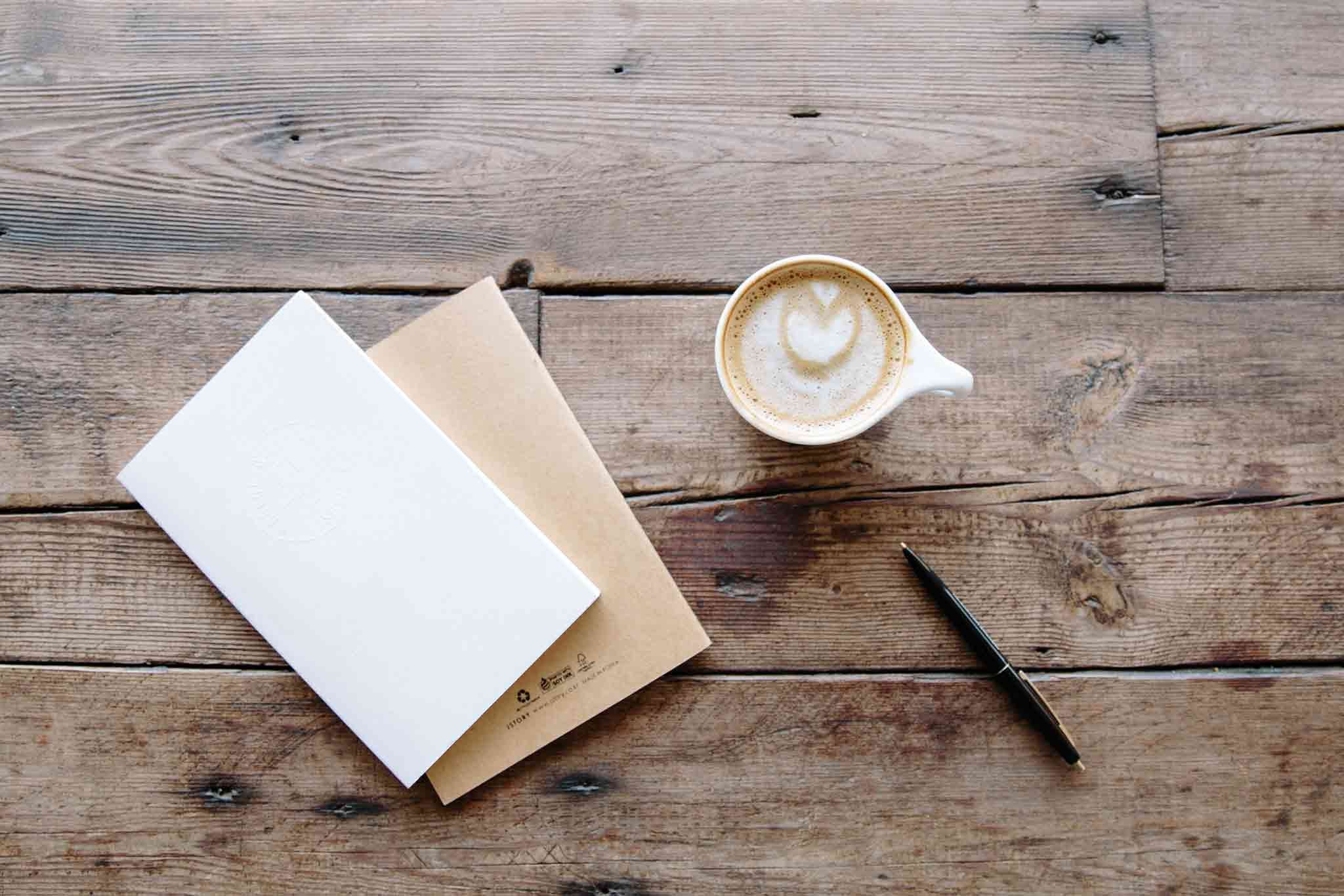 liebesbrief tasse kaffee