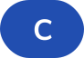 Blaues Symbol mit weißem C als Kennzeichnung für durchschnittliche LEND Score-Werte für Kreditprojekte mit moderater Ausfallrate.