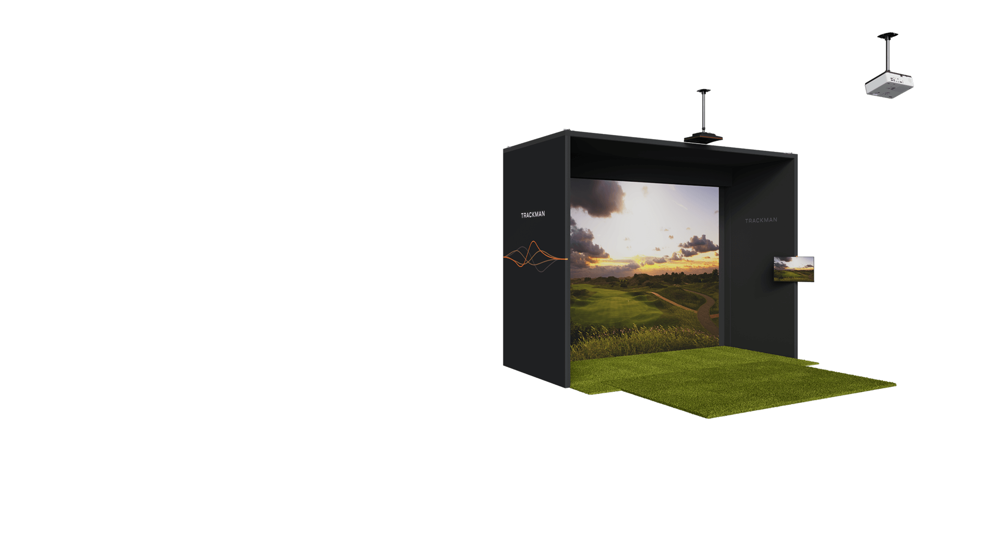Trackman iO インドアゴルフシミュレーター: 自宅で究極のゴルフ体験