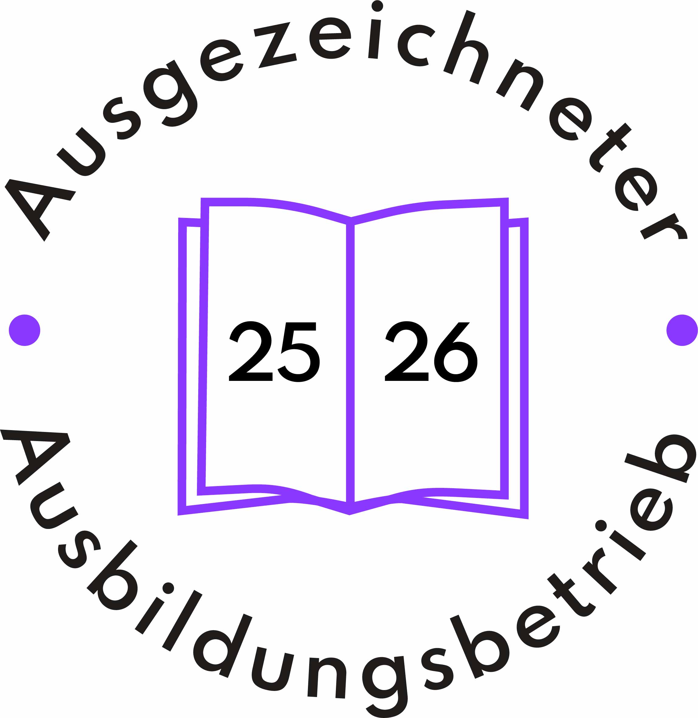 Siegel Ausgezeichneter Ausbildungsbetrieb