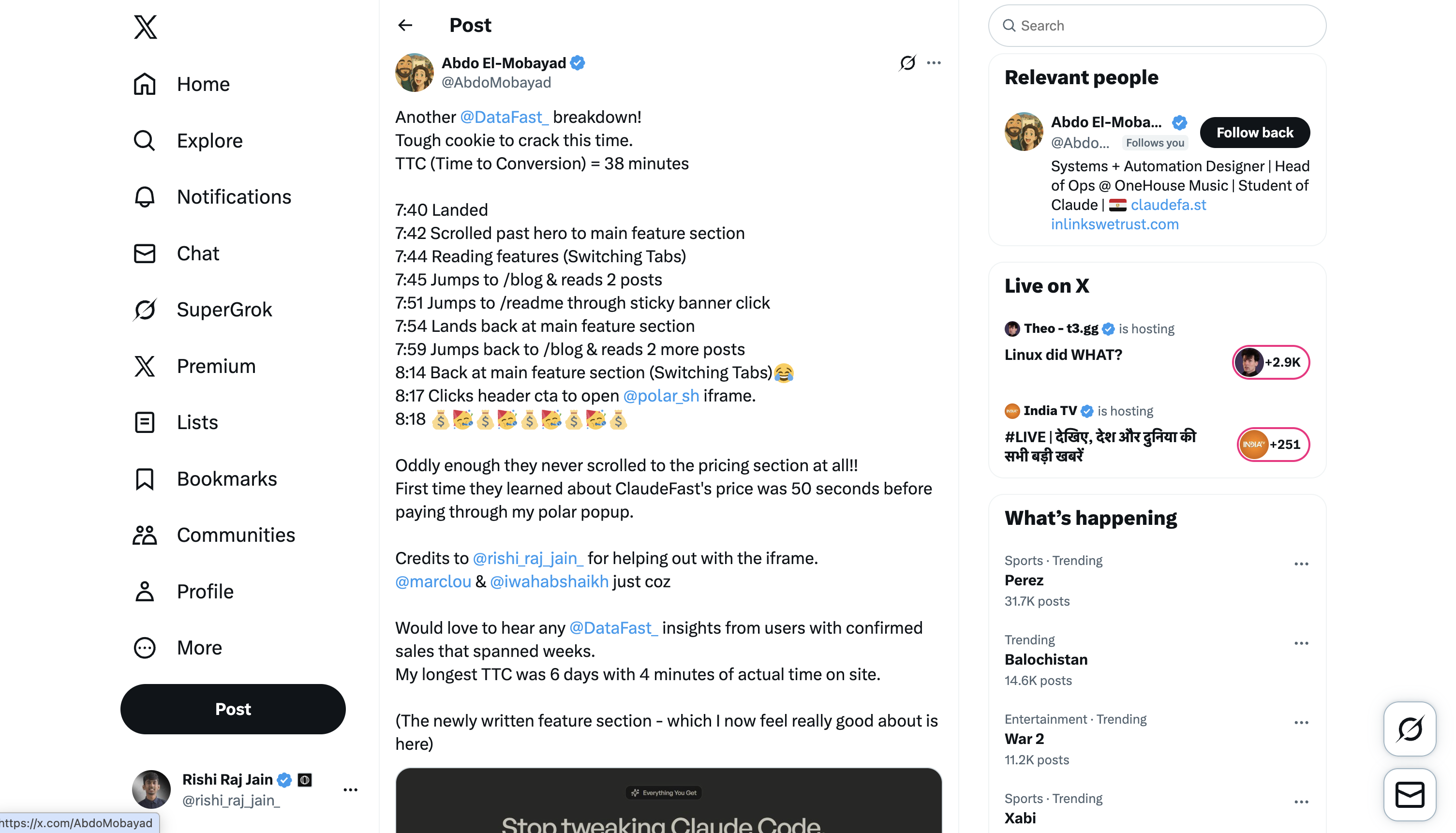 Community testimonial