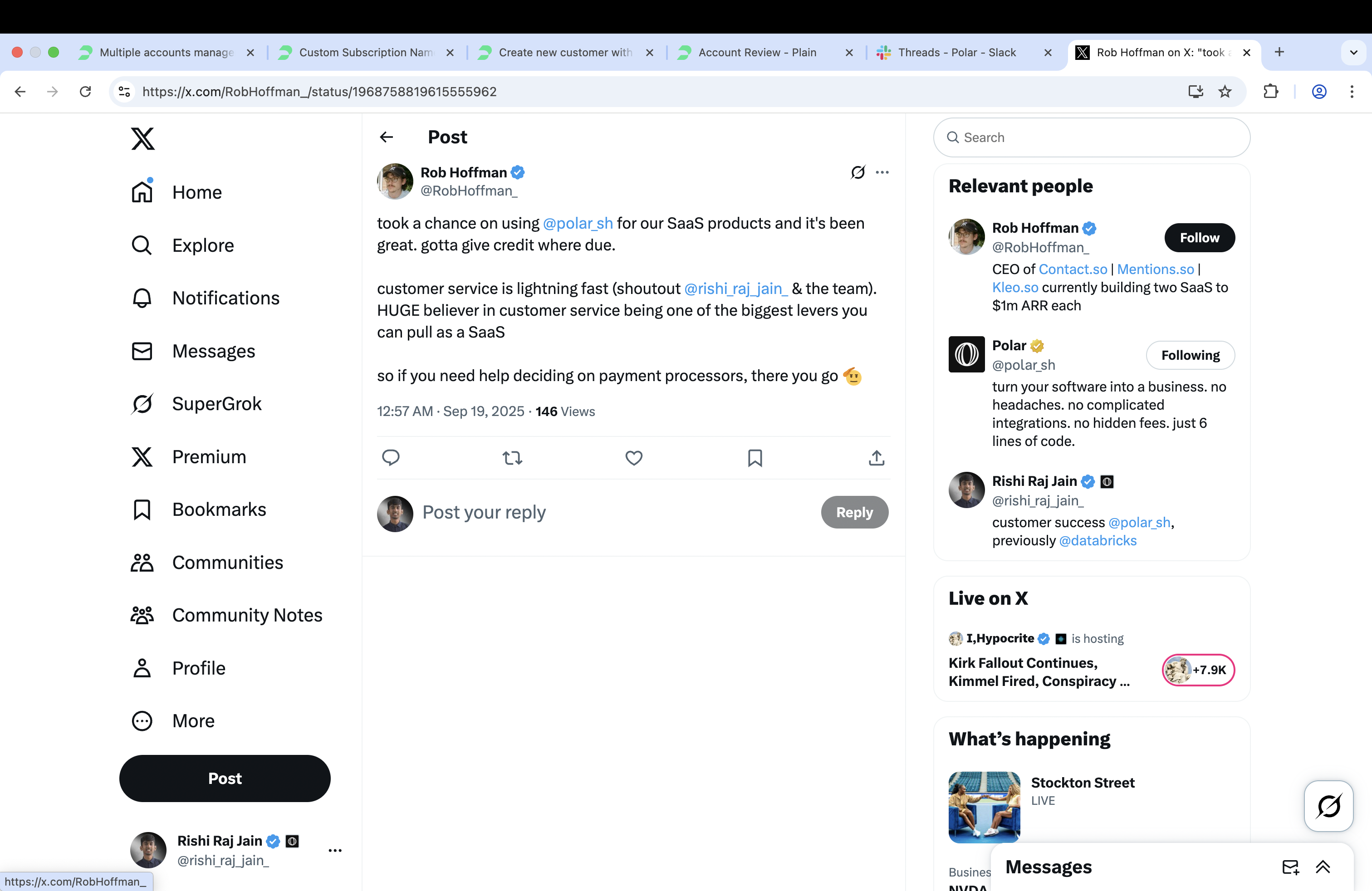 Community testimonial