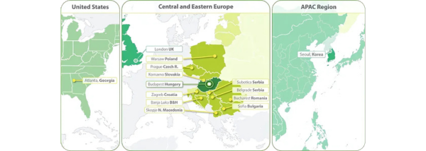 A project time tracker for multinational companies with subsidiaries worldwide