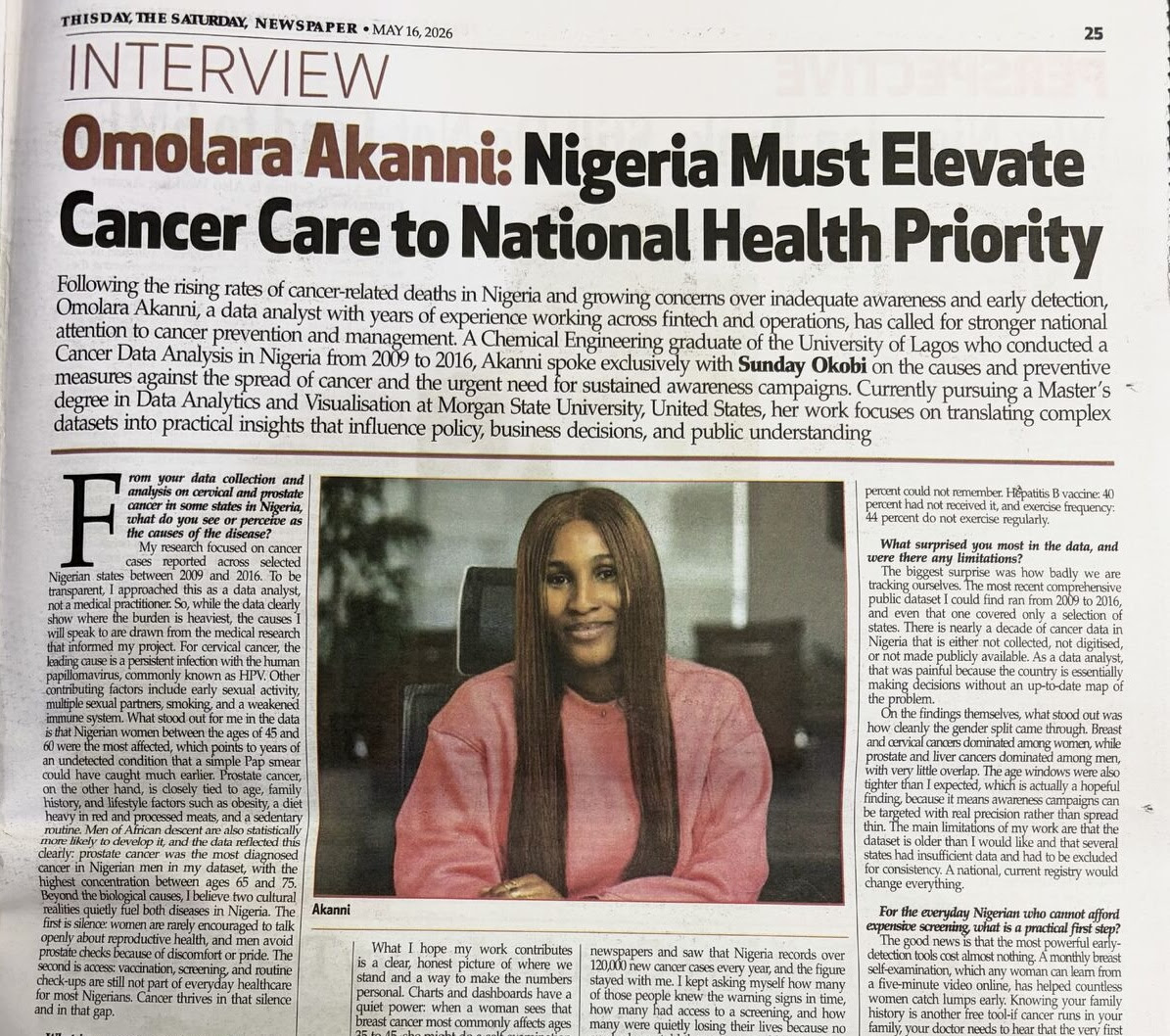 Cancer case study by Lara
