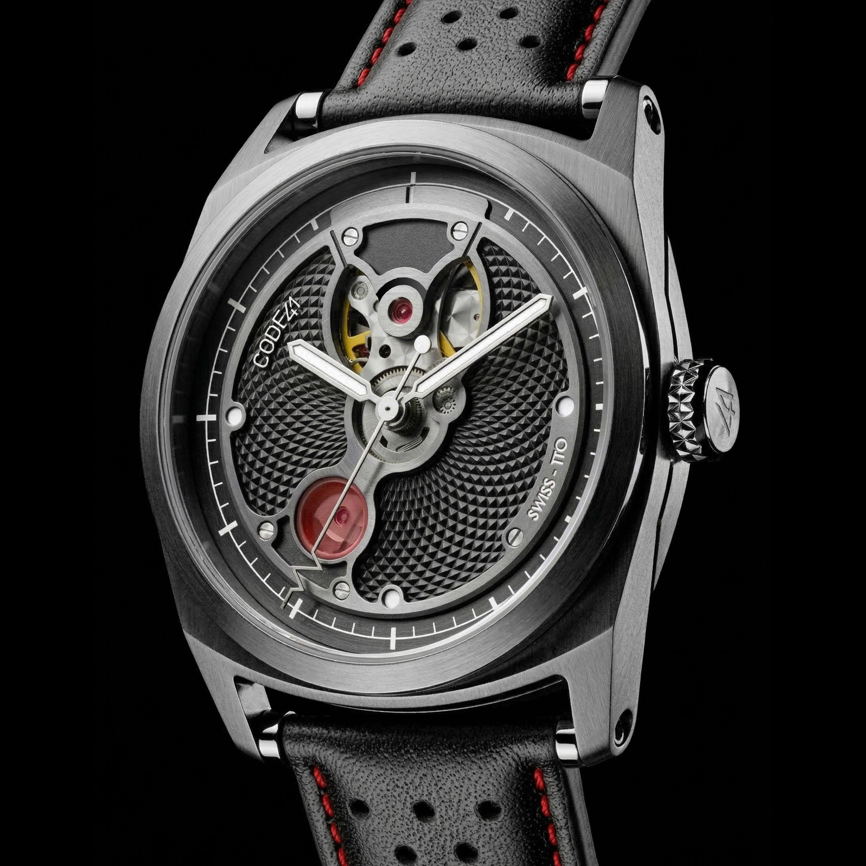 CODE41 Open Heart: automatic open-heart watch with Swiss movement