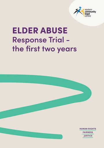 Elder Abuse: Response Trial - the first two years cover