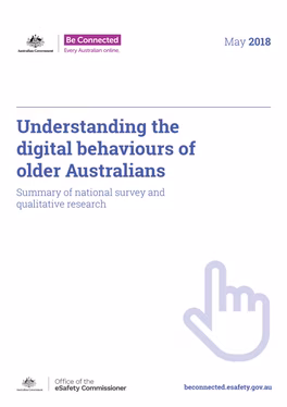 Understanding the digital behaviours of older Australians cover
