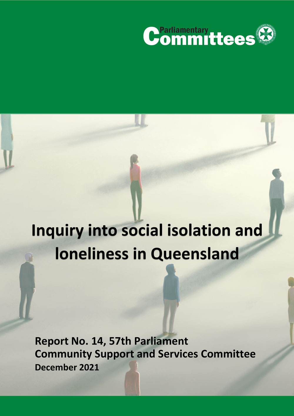 Inquiry into social isolation and loneliness in Queensland cover