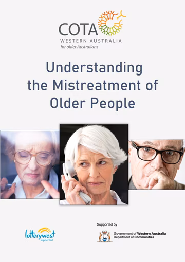 Understanding the Mistreatment of Older People cover