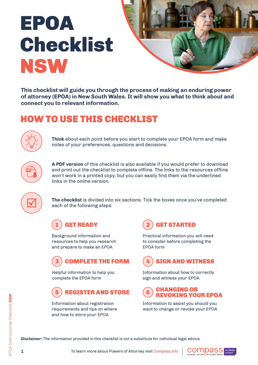 EPOA Checklist NSW cover
