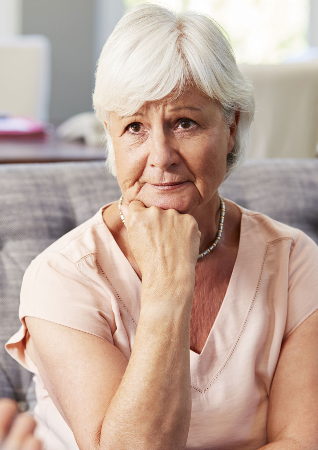 Senior woman getting advice