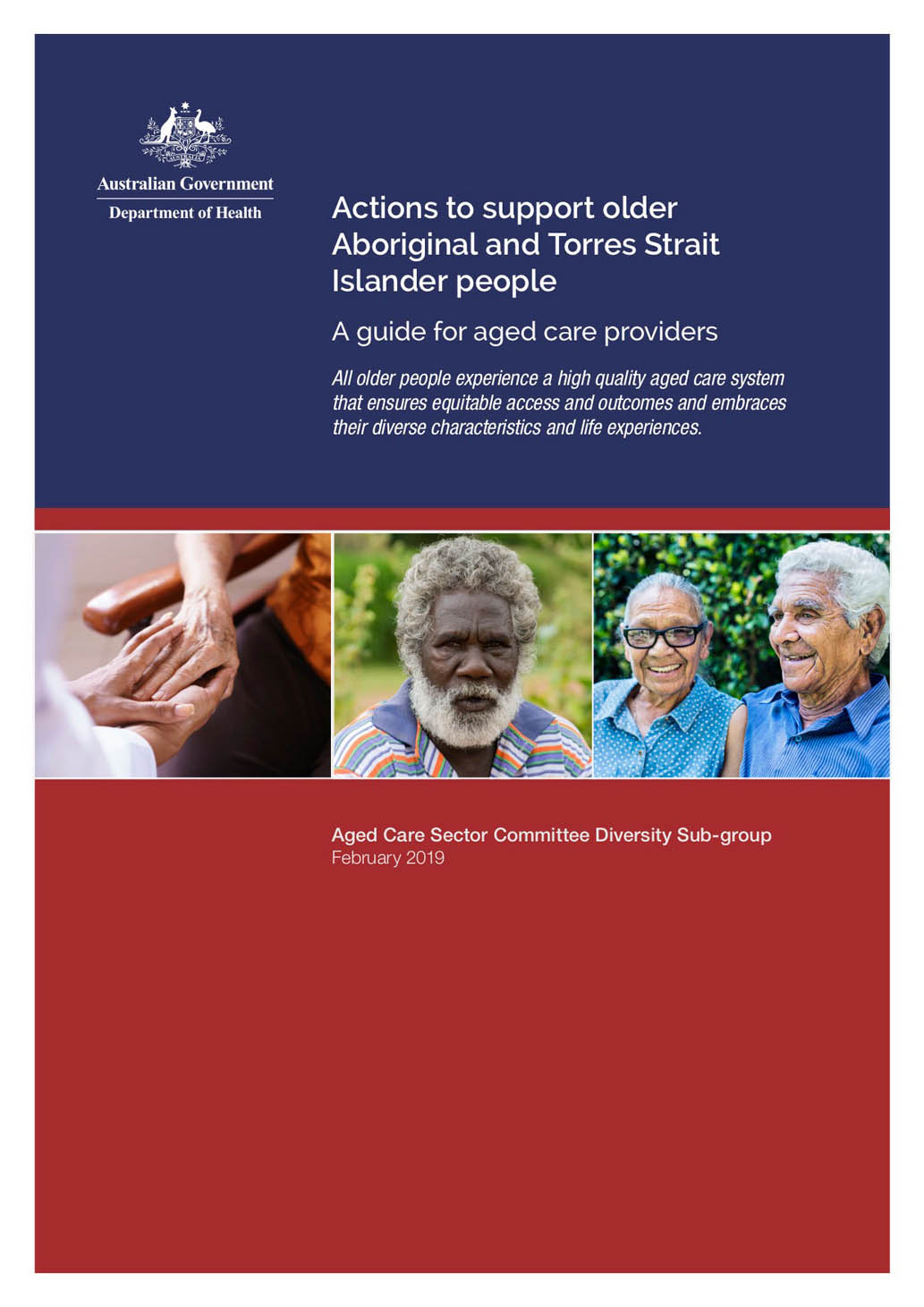 Actions to Support Older Aboriginal and Torres Strait Islander People Cover