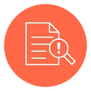 Orange icon showing a care plan