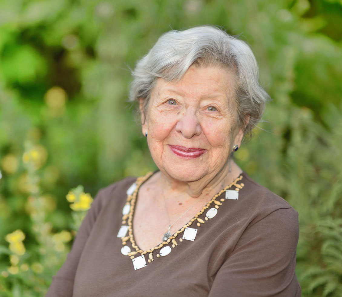 Senior woman in her garden