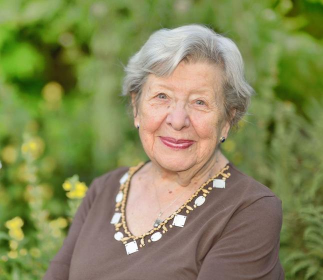 Senior woman in her garden