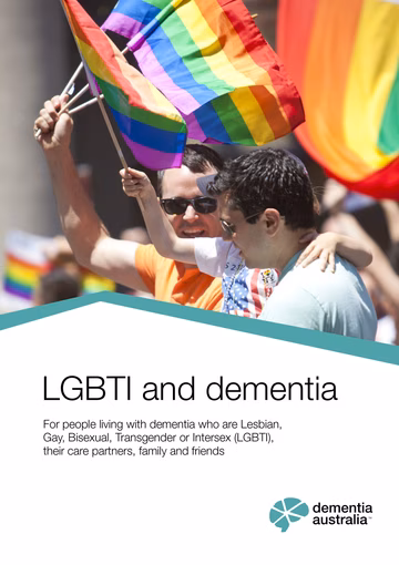 LGBTI and dementia cover