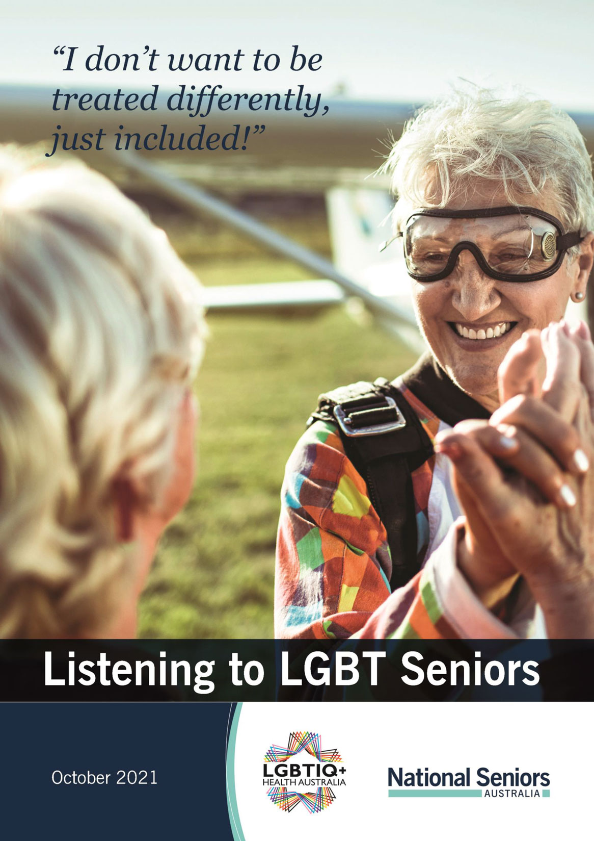 Listening to LGBT Seniors Report cover