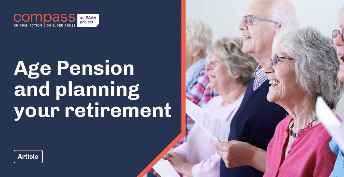 Age Pension and planning your retirement Compass