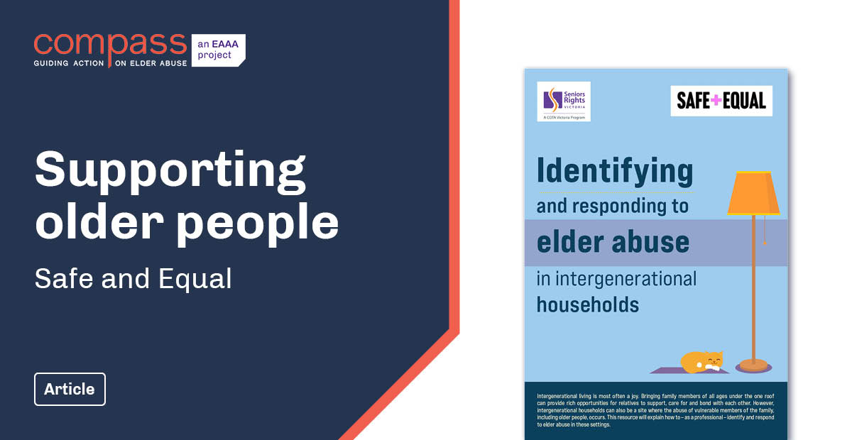 Supporting Older People Safe And Equal Compass