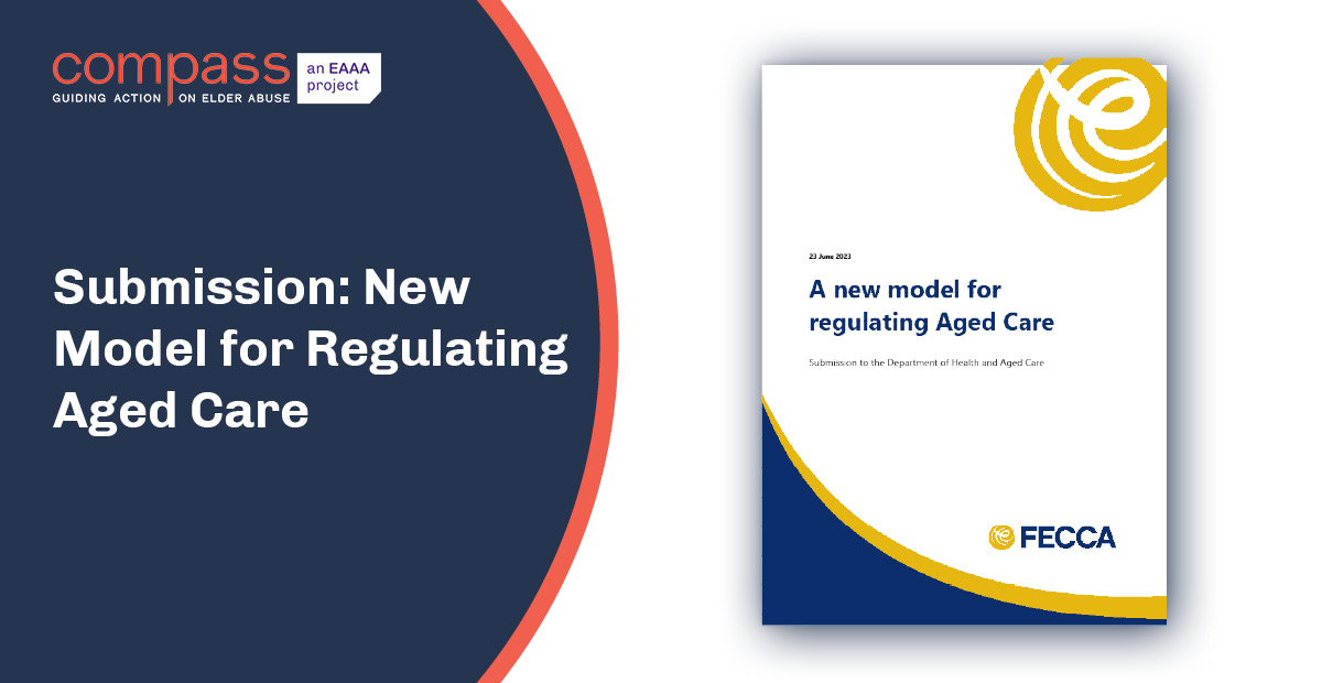 Submission New Model for Regulating Aged Care Compass