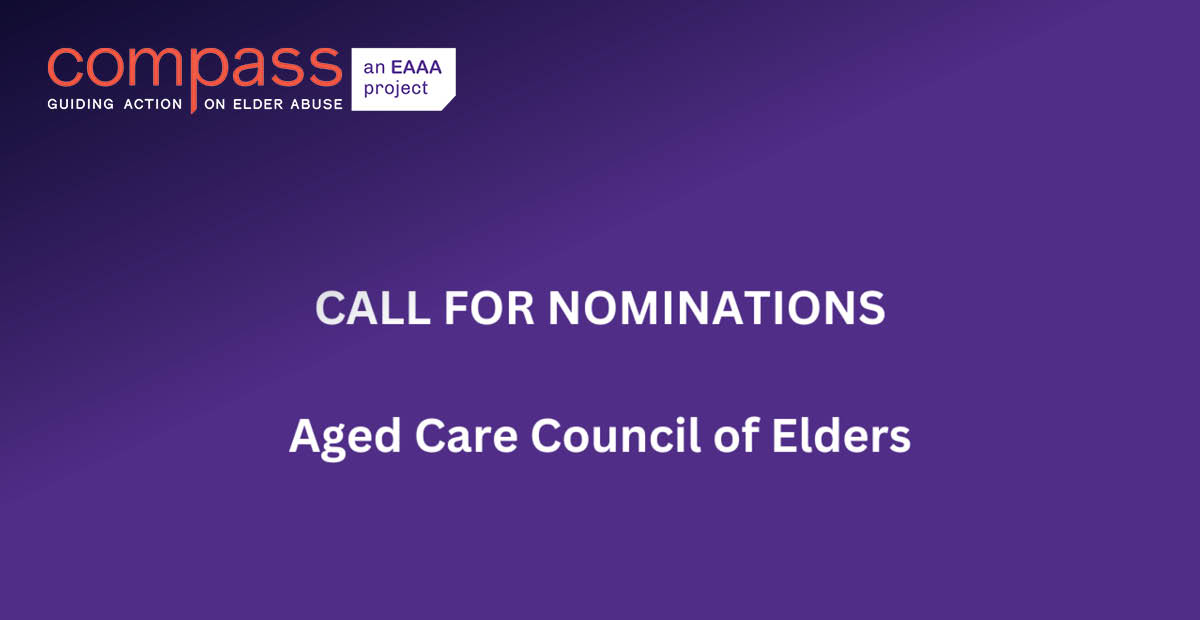 Aged Care Council of Elders nominations Compass
