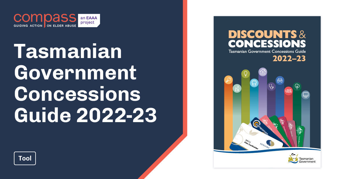 Tasmanian Government Concessions Guide Compass