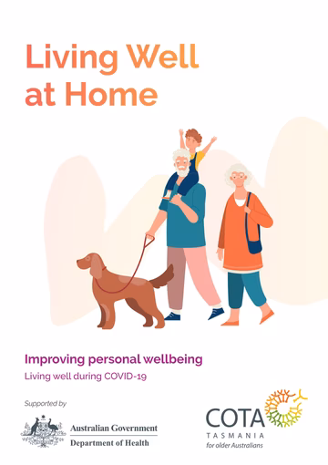 Living Well at Home - COTA Tasmania cover
