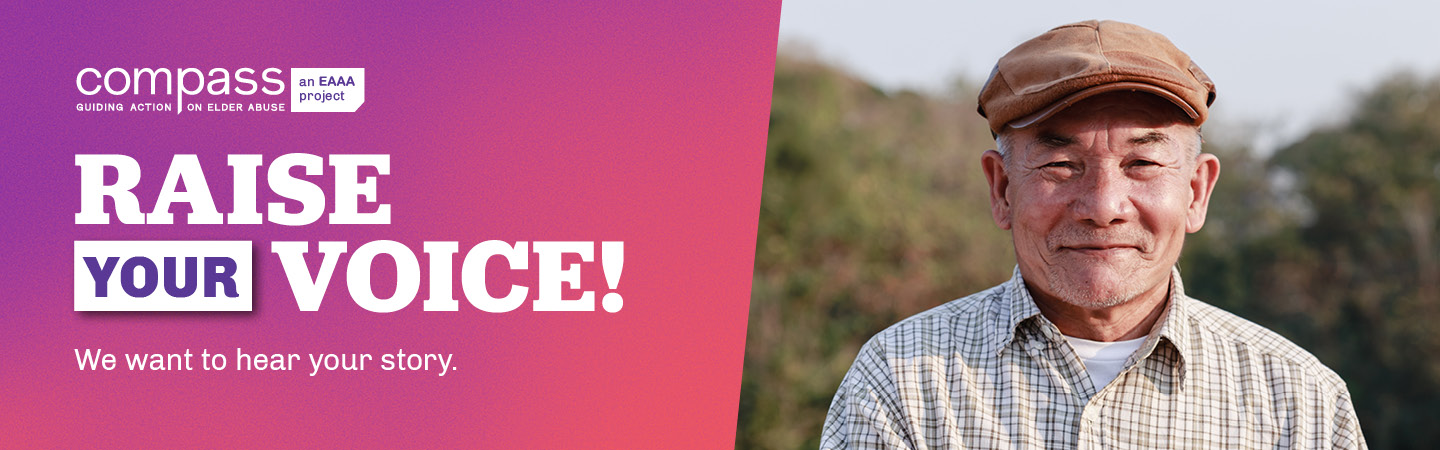 Raise your voice. We want to hear your story.