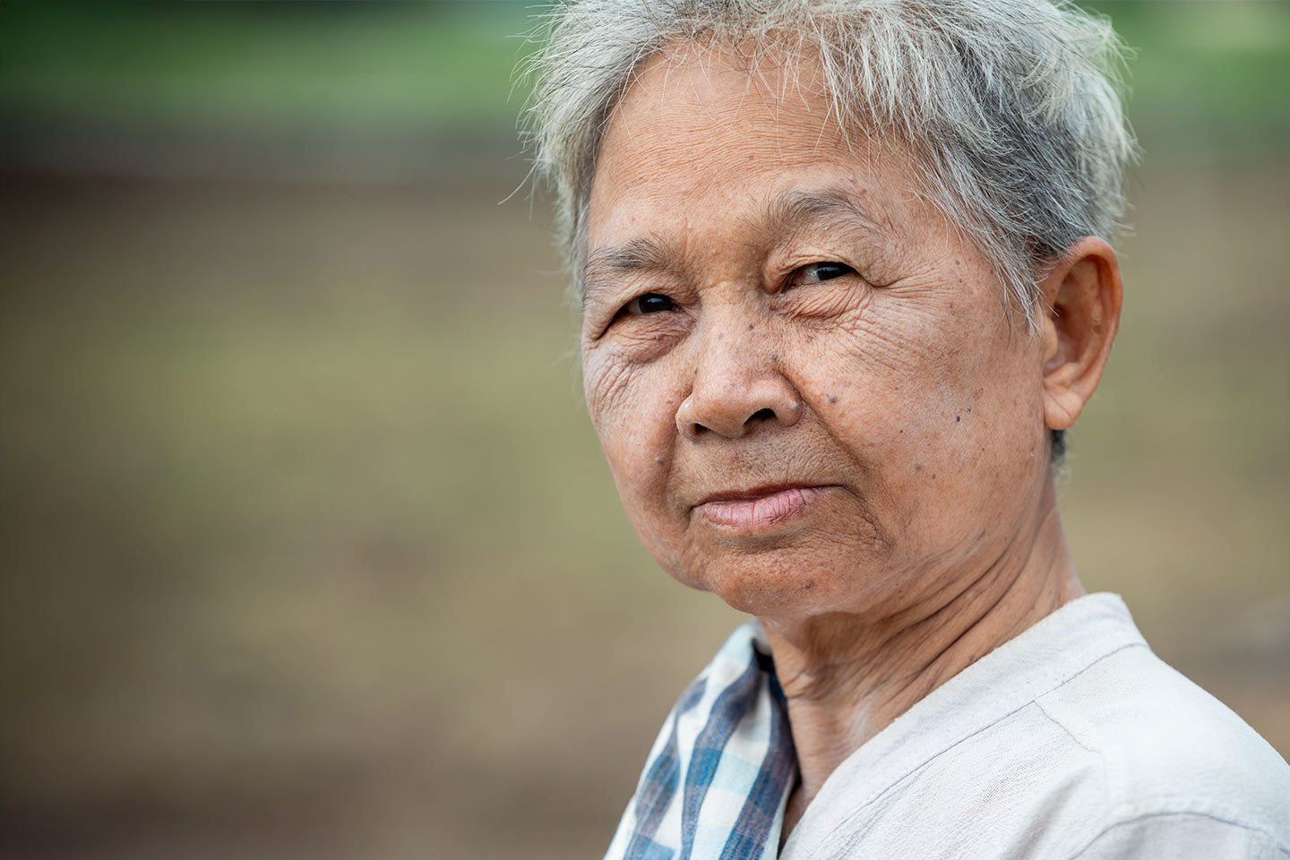 Image of an older Asian grandmother