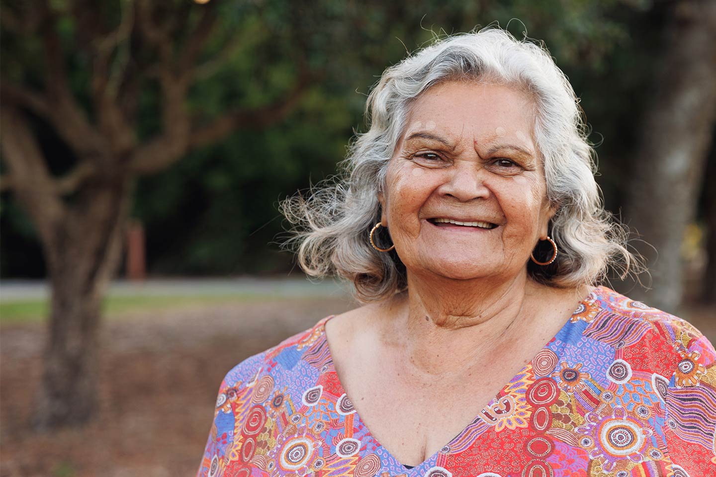 Image of an older Aboriginal woman