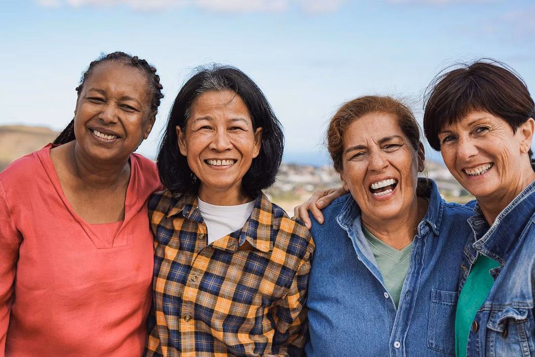Image of a group of LGBTQIA+ women