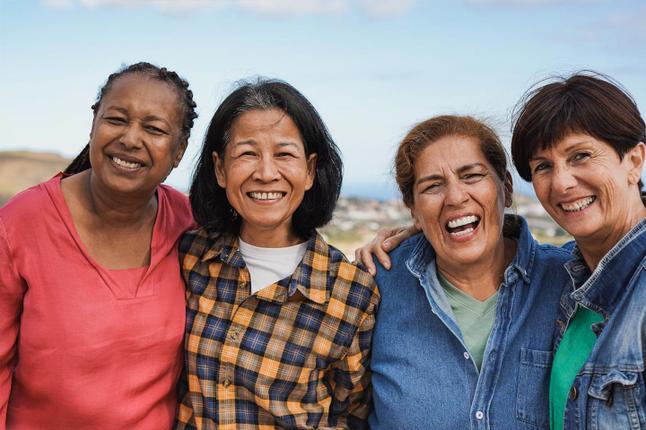 Image of a group of LGBTQIA+ women