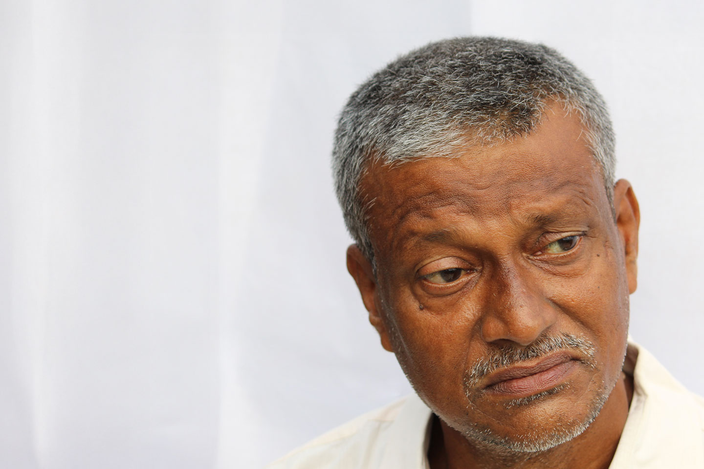 Photo of a man looking wholly unimpressed