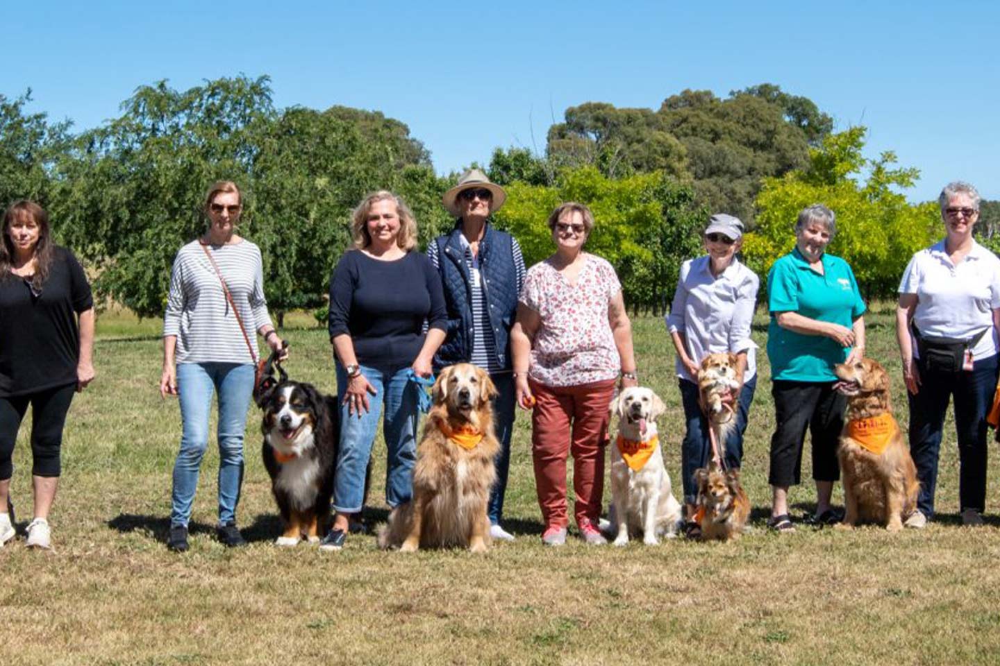 Photo of Caring Canines volunteers