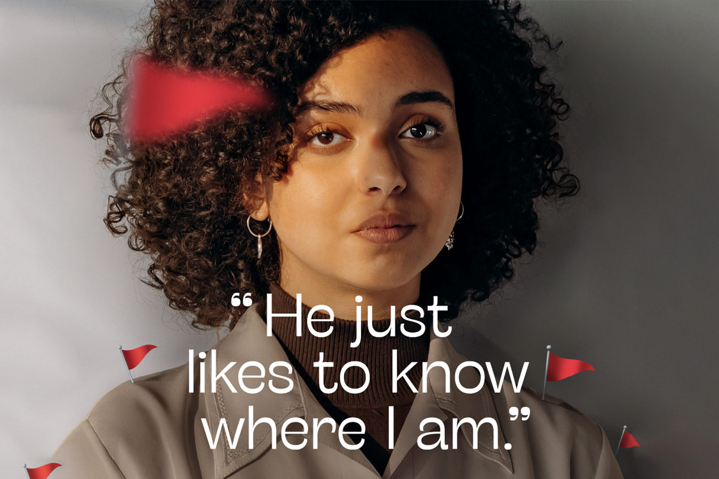 Still frame from coercive control tv ad