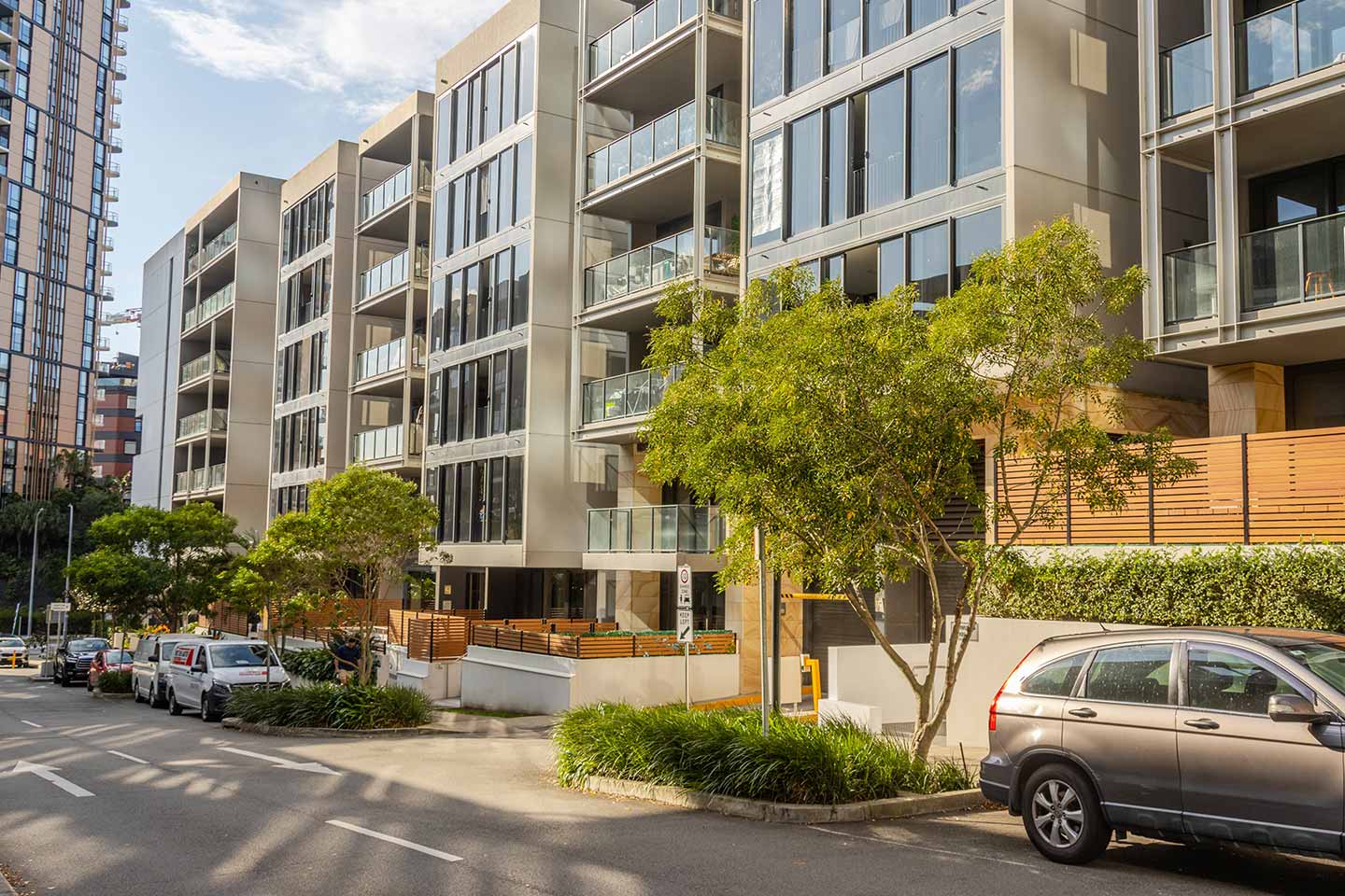 Image of a residential apartment blocks