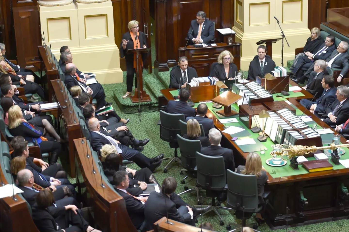 Photo inside parliament