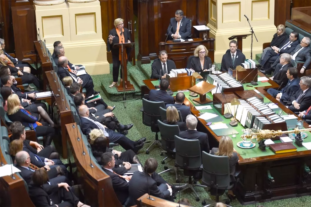 Photo inside parliament