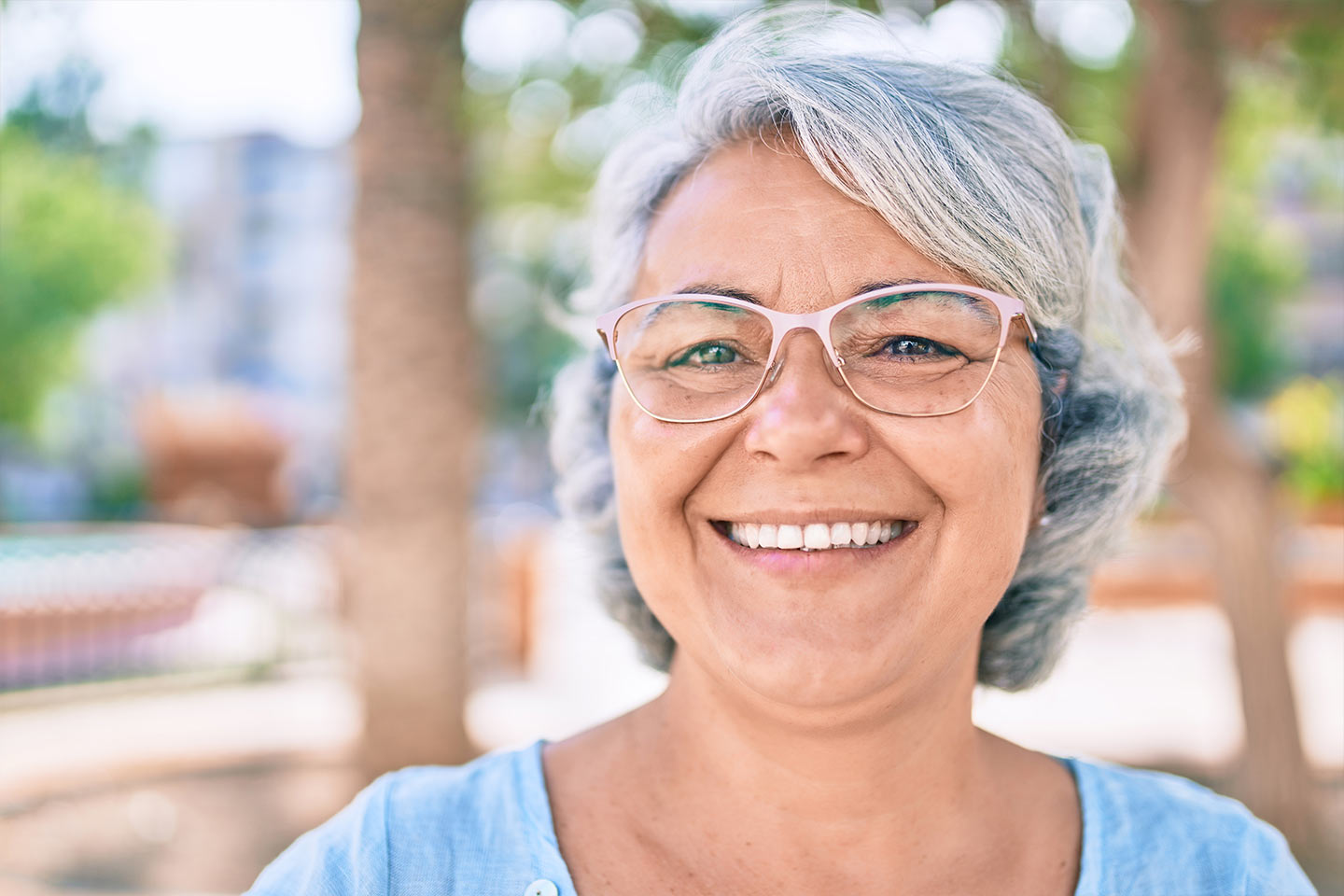 Image of a smiling older woman