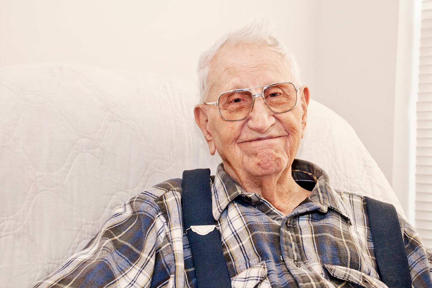 Photo of older man smiling