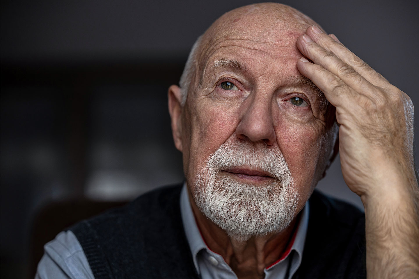 Image of an older, bearded man