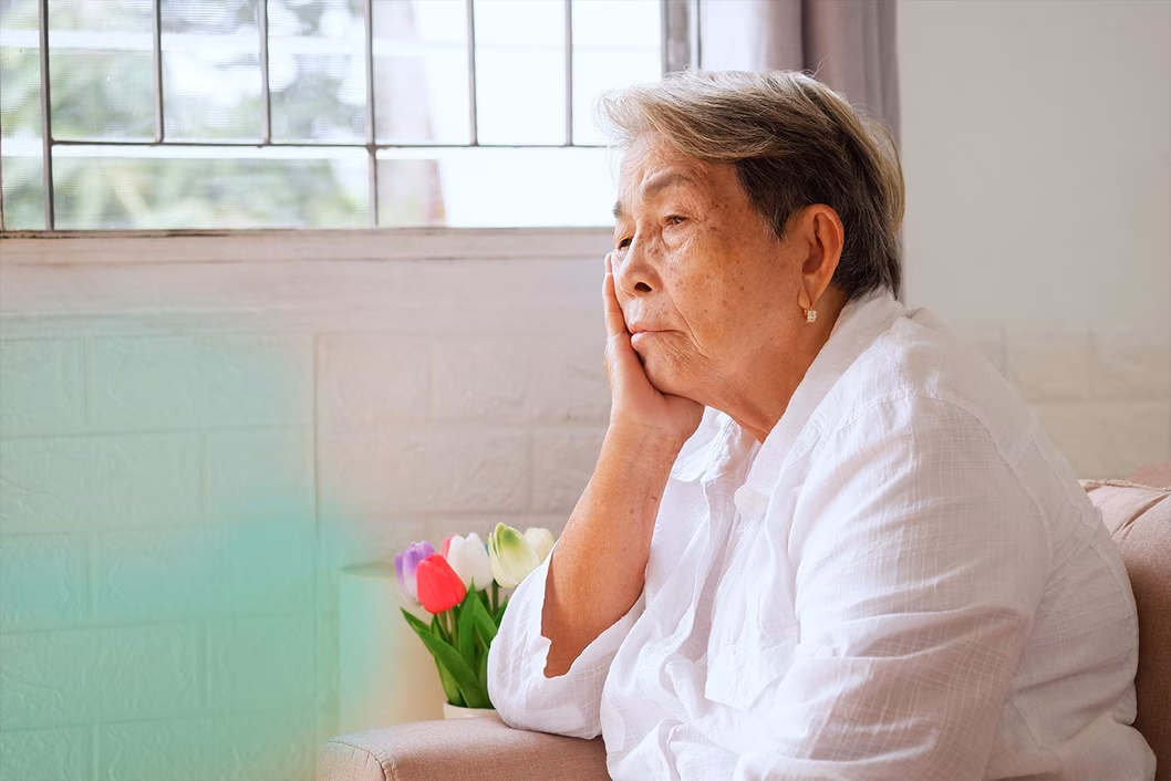 Image of an older Asian Australian woman