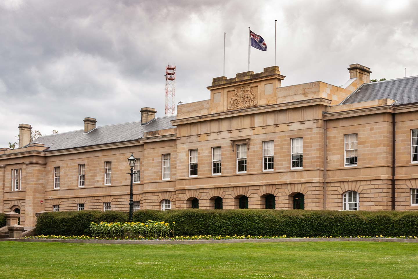 Photo of imposing government building