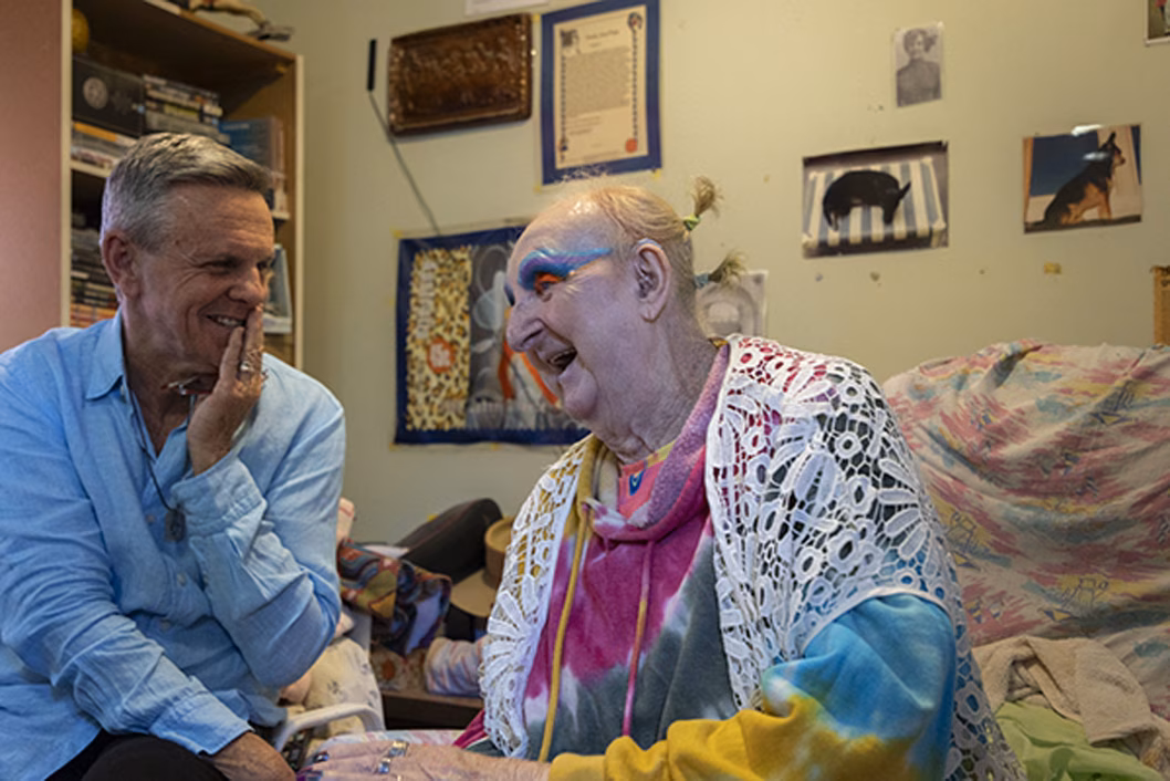 Image of older LGBTQIA+ people and dementia